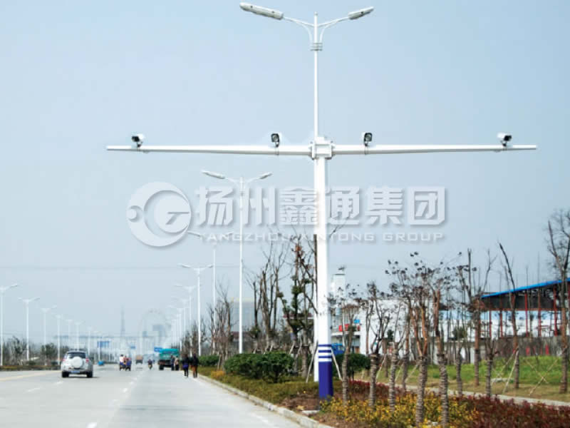 DJG-004，電子警察桿，T型八棱電警桿