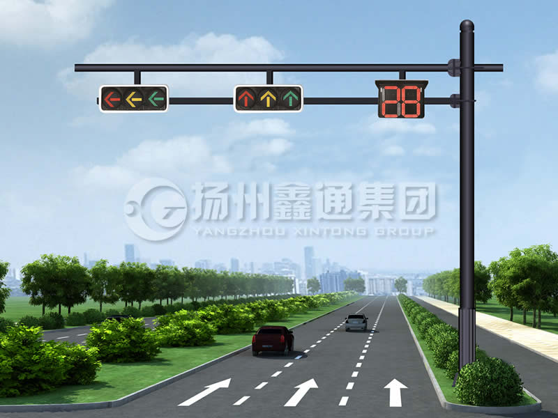 XHDG-061，F(xiàn)型信號燈桿，晉中信號燈桿